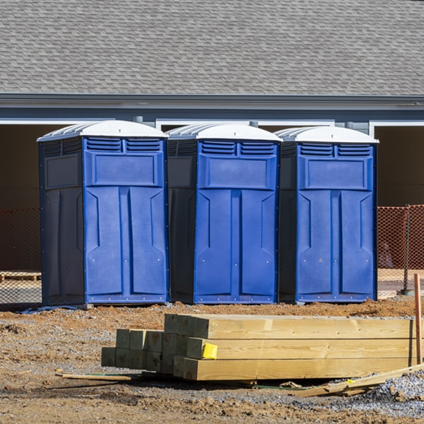 what is the expected delivery and pickup timeframe for the porta potties in Batchtown Illinois